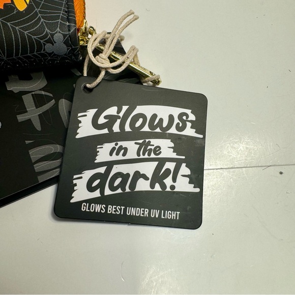 NWT. Disney Loungefly Mickey Pumpkin Zip Around Wallet. Glows in the dark! - Picture 12 of 14